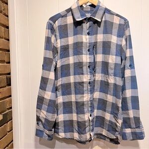 Woolrich Blue Flannel Long Sleeve M/M
